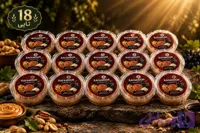 پک ۱۸ عددی کره بادام زمینی تک نفره با پروتئین وی