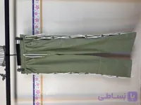 شلوار زنانه اسلش بنگال بغل بنددار