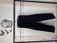شلوار بگ لینن کمر زیپ دکمه