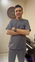 اسکراب مردانه طوسی لوما