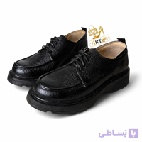 کفش لوفر دخترانه چرم طبیعی | مشکی