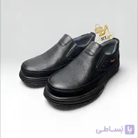 کفش مردانه رایان ساعتی کشی از چرم طبیعی | کفی طبی