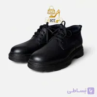 لوفر نیم‌بوت مردانه و پسرانه چرم طبیعی میلینگ | مشکی