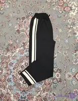 شلوار بگ بغل نوار گلسی پنبه