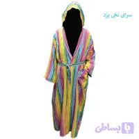 حوله تن پوش نخی مدل رنگین کمان🌹