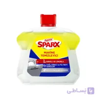 مایع جرمگیر ماشین ظرفشویی آسپروکس مدل Sparx با رایحه لیمو و سرکه حجم 250 میل بسته 6 عددی