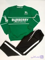 خرید ست بلوز شلوار نوجوان طرح BURBERRY شلوار اسلش سایز ۶۵ ، ۷۰