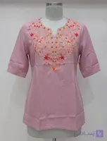 شومیز هندی نخی زنانه تابستانی | فری سایز، خنک و زیبا | تخفیف ویژه