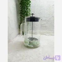 فرنچ پرس دوجداره گلدار 1لیتری