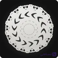 شاسی بک لایت خورشیدی طرح لاله