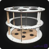 شاسی استوانه زیر خورشیدی 10 پیکسل