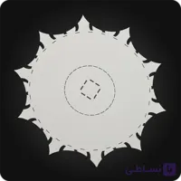 شاسی بک لایت خورشیدی طرح کریستال