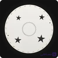 شاسی بک لایت خورشیدی طرح ستاره