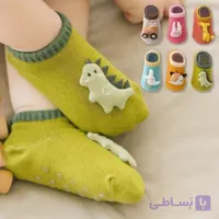 جوراب فانتزی عروسکی استپ دار (پک:18 جفتی)
