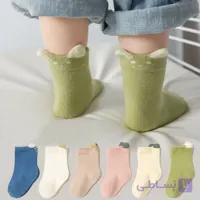 جوراب نوزاد فانتزی گوش دار (پک:12جفتی)