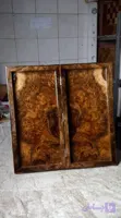 تخته نرد پشت شطرنجی گره و جوش چوب گردو