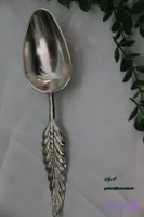 قاشق آجیل طرح پر رنگ نقره ای کیفیت عالی (کد MKA8T)