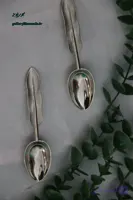قاشق آجیل طرح پر رنگ نقره ای کیفیت عالی