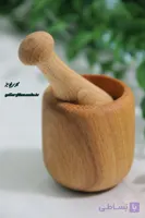 هاون چوبی زعفران کوب چوب گردو