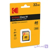 کارت حافظه SDXC کداک مدل PREMIUM کلاس 10 استاندارد U1 سرعت 85MBps ظرفیت 32 گیگابایت