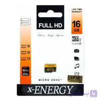 کارت حافظه‌ microSDHC ایکس انرژی مدل IPM کلاس 10 استاندارد U3 سرعت 80MBps ظرفیت 16 گیگابایت