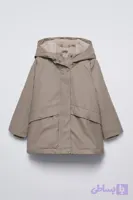 کاپشن خاکی zara