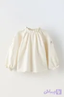 شومیز گلدوزی نوزادی zara