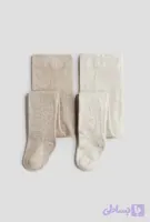 جوراب شلواری کرم h&m