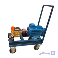 کارواش 200 بار کوبله و شاسی برتولینی با موتور 7.5 اسب موتوژن تبریز