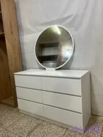 میز آرایش و دراور ملامینه 6 کشو مدل ارس