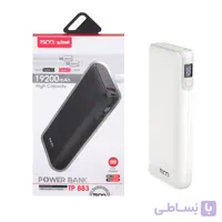 پاوربانک (PD و فست شارژ) TSCO 45W 19200mAh مدل TP 883 – سفید (گارانتی 12 ماهه TSCO)