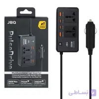 اینورتر و چندراهی فندکی خودرو JBQ مدل Pulse Drive M670852 200W – مشکی (گارانتی یکساله رصاصی)