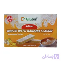 بیسکوئیت ویفر موز دکتر گلوتن | 100 گرم