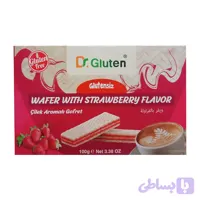 بیسکوئیت ویفر توت فرنگی دکتر گلوتن | 100 گرم (کد T1VDZ)