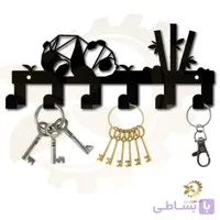 جاکلیدی فلزی طرح پنگوئن