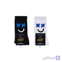 جوراب ساقدار فانتزی کش انگلیسی طرح wang میکس 2 جفتی
