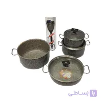 سرویس قابلمه 7 پارچه مدل الوند سنداستون برند تاوا