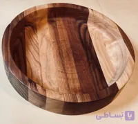 طرف چوبی میوه خوری (دست ساز)