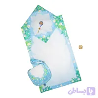 ست عبادت مخمل طرح گل یاس