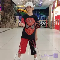 ست تیشرت شلوارک اسپایدرمن نگینی