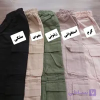 شلوار بچگانه کارگو لینن