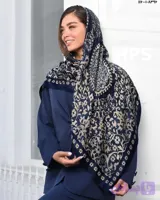روسری زنانه برند HPS قواره 120 | دور دوخت بسیار سبک و راحت