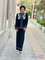 کت و شلوار اپلیکه دوزی شده