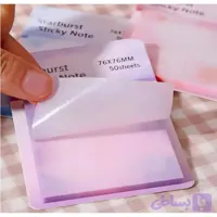 استیک نوت شفاف طرح ابر و بادی