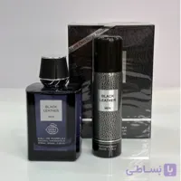 ادکلن مردانه فراگرنس ورد مدل بلک لدر رایحه اونتوس حجم ۱۰۰ میل