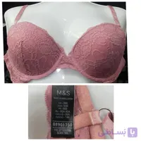 سوتین زنانه گیپوری اسفنج نازک رنگ صورتی  برند M&S