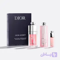 پک سه‌تایی لب دیور بالم‌لب، لیپ‌گلاس، حجم‌دهنده لب Dior Addict Lip Makeup Gift Set