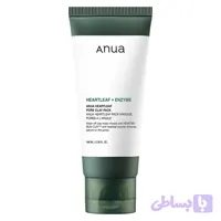 ماسک خاک رس کنترل انوا منافذ و تسکین دهنده حجم 100 میلی‌لیتر Anua Heartleaf + Enzyme Pore Clay Pack