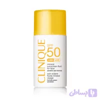 ضدآفتاب بی رنگ مینرال کلینیک Clinique Broad Spectrum SPF 50 Mineral Sunscreen Fluid For Face حجم 30 میلی‌لیتر