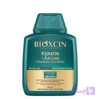 شامپو ضدریزش و ترمیم‌کننده کراتین و آرگان بیوکسین، 300 میلی‌لیتر BIOXCIN Keratin & Argan Repairing Shampoo
